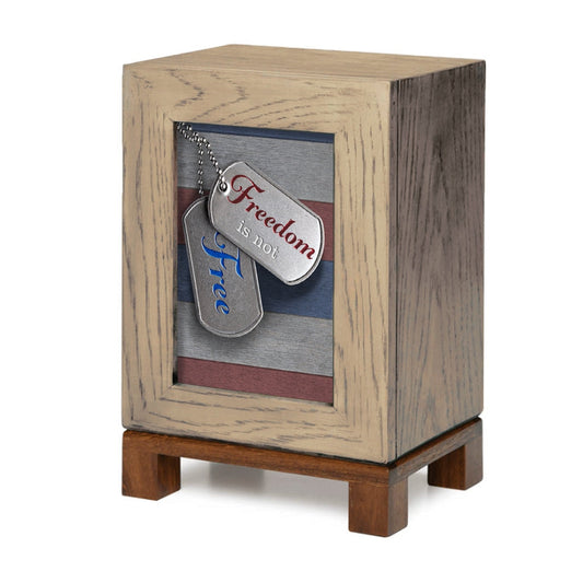 ADULT Rustic Style Photo Frame Urn - Freedom Tags