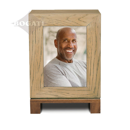 IMPERFECT SELECTION - ADULT Rustic Style Photo Frame Urn - Blank