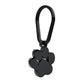 J-096- Large Pawprint Keychain - Black