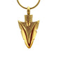 J-1515 Arrowhead - Gold-tone - Pendant with Chain - BOgati