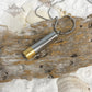 J-1030 - Shotgun Shell - Silver & Gold Tones - Pendant with Chain