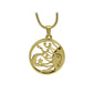 J-122 – Sun & Moon - Pendant with Chain - Gold