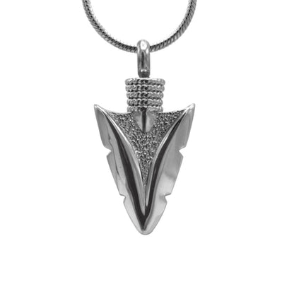 J-1515 Arrowhead - Silver-tone - Pendant with Chain