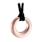 J-390- Circle of Life - Rose Gold-tone - Pendant with Rope