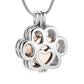 J-260 - Paw Locket - Pendant with Chain - Rose Gold