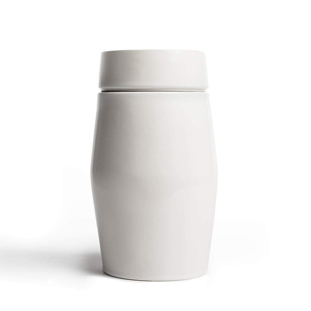 ADULT - Ceramic Urn - Solstice EPOCH White