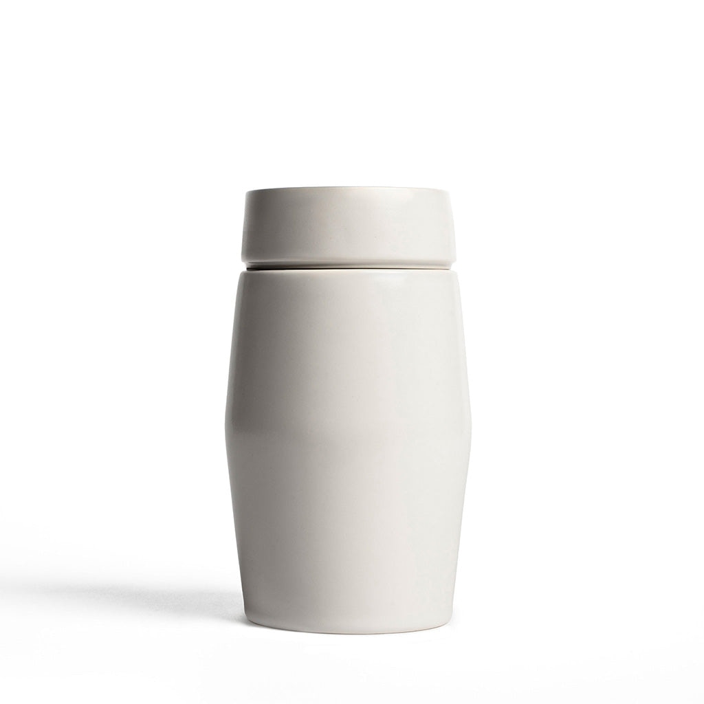 MEDIUM - Ceramic Urn - Solstice EPOCH White