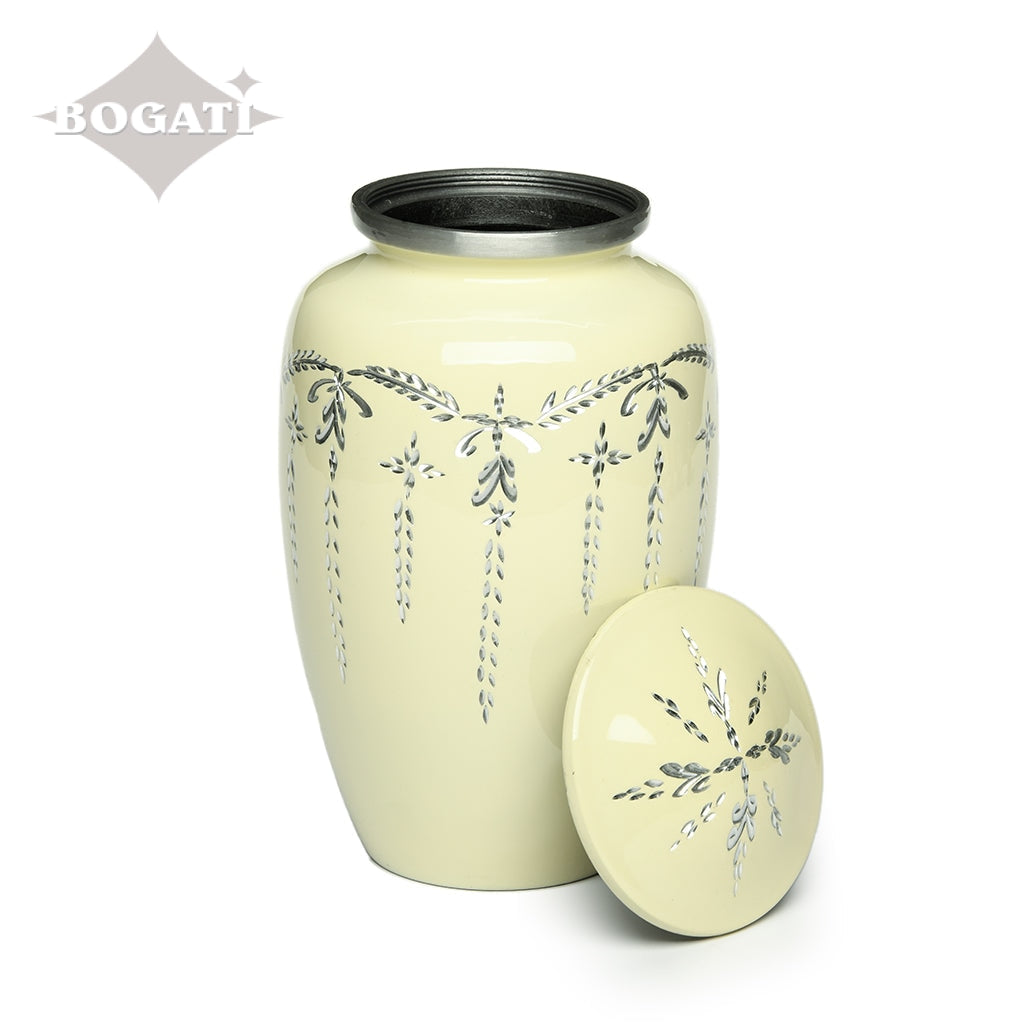 ADULT -1100- Diamond Cut Alloy Urn