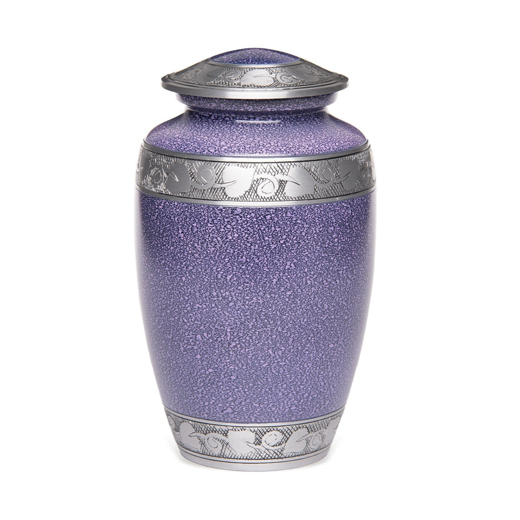 ADULT -Alloy Urn -1489- Bogati Jasmine© Border PURPLE