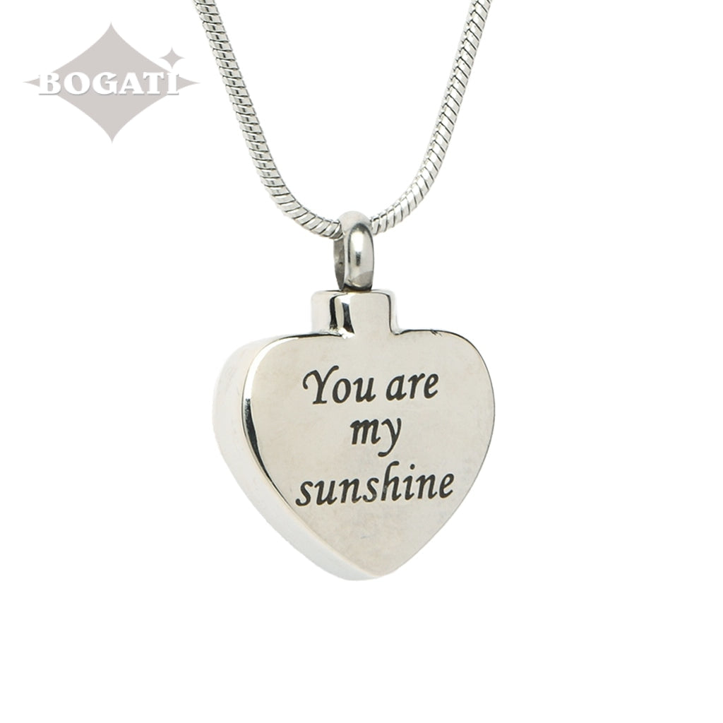 J-2310 Sunflower "You are my Sunshine"- Pendant with Chain