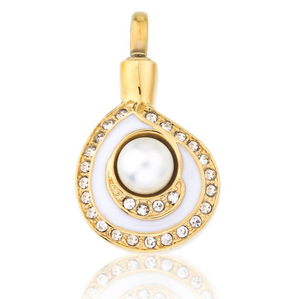 Simulated Pearl - LifeCycle 770- Pendant with Chain
