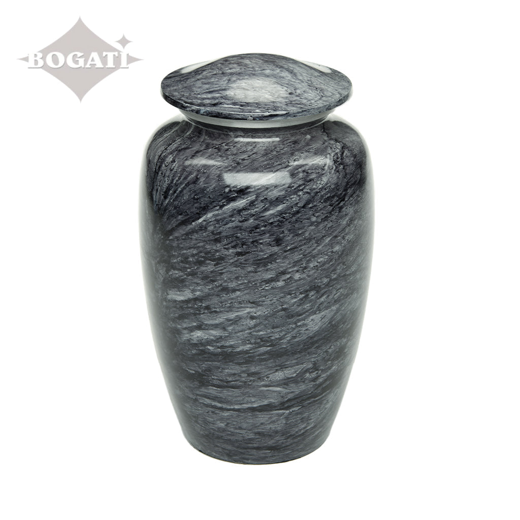 ADULT Classic Alloy Urn -9009- Black Stone