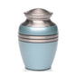 IMPERFECT SELECTION SMALL Classic Brass Urn -2480 – Metallic BLUE Three Rings