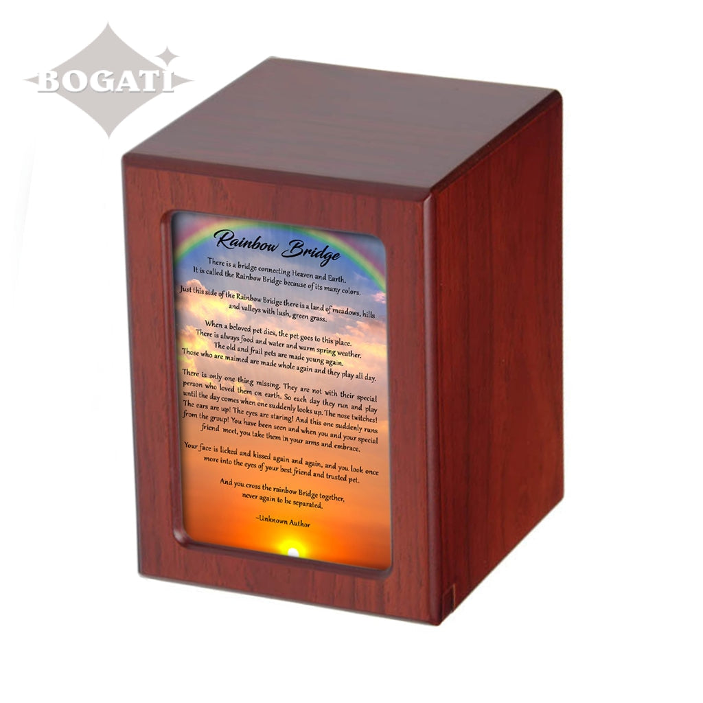 LARGE Photo Frame Urn -PY06- Dog Silhouette at Sunset