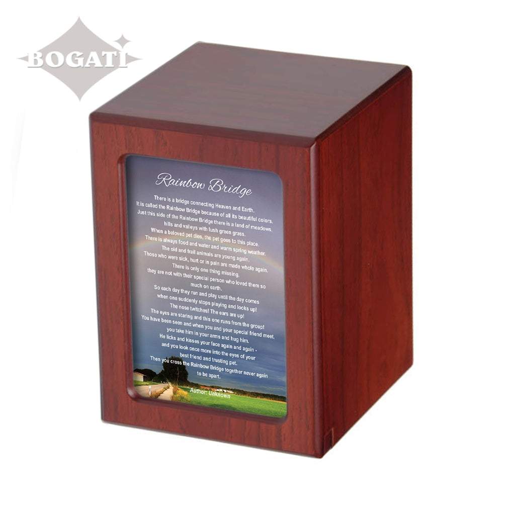 LARGE Photo Frame Urn -PY06- Dog Silhouette at Sunset