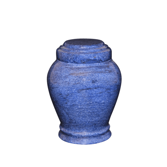 KEEPSAKE - Embrace Blue Natural Marble Urn