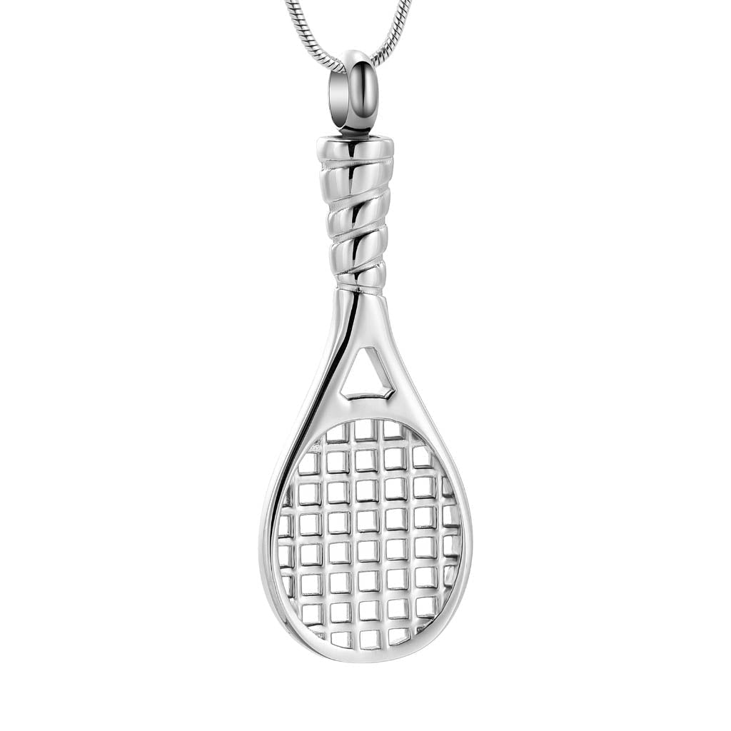 J-1640 - Tennis Racket - Pendant with Chain