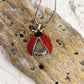 J-7462 Bejeweled Ladybug - Pendant with Chain