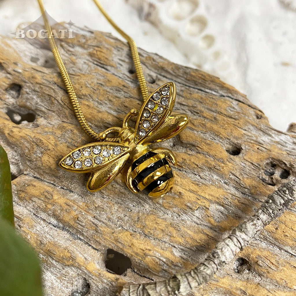J-7465 Bumble Bee - Pendant with Chain