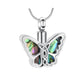 J-7955 Butterfly with Abalone - Pendant with Chain