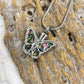 J-7955 Butterfly with Abalone - Pendant with Chain
