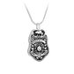 J-967 - Police Officer Badge - Pendant with Chain
