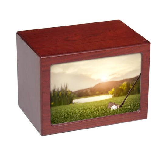 EXTRA LARGE Photo Frame urn - PY06 - Golfer