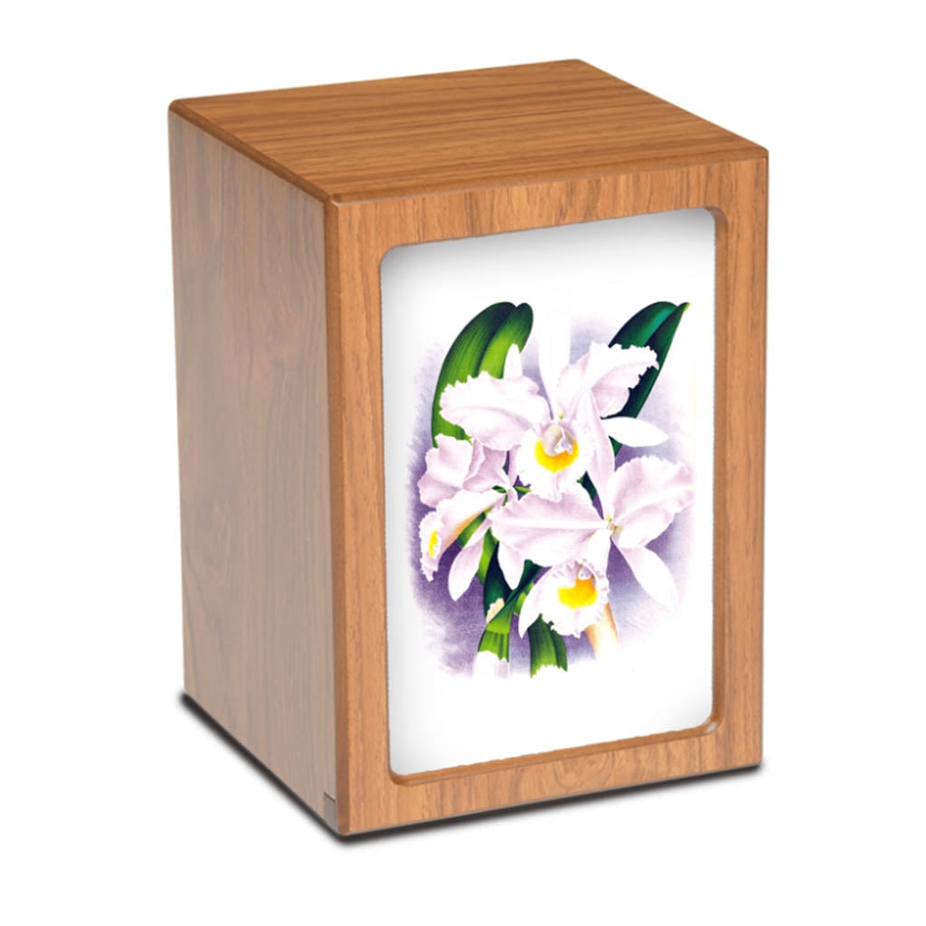 EXTRA LARGE Photo Frame urn PY06 - White Orchids