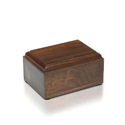 EXTRA SMALL Rosewood Urn  -2805- Bevel Edge