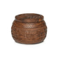 SMALL Rosewood “Paw Pot” Urn -WA0027- Hand-Carved Paw Prints