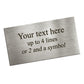 Engraved Brass Plate ~Size 5"x 2.25"