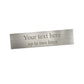 Engraved Brass Plate ~Size 3" x 1"