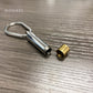 J-1030 - Shotgun Shell - Silver & Gold Tones - Keychain