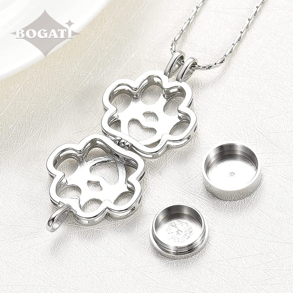 J-260 - Paw Locket - Pendant with Chain